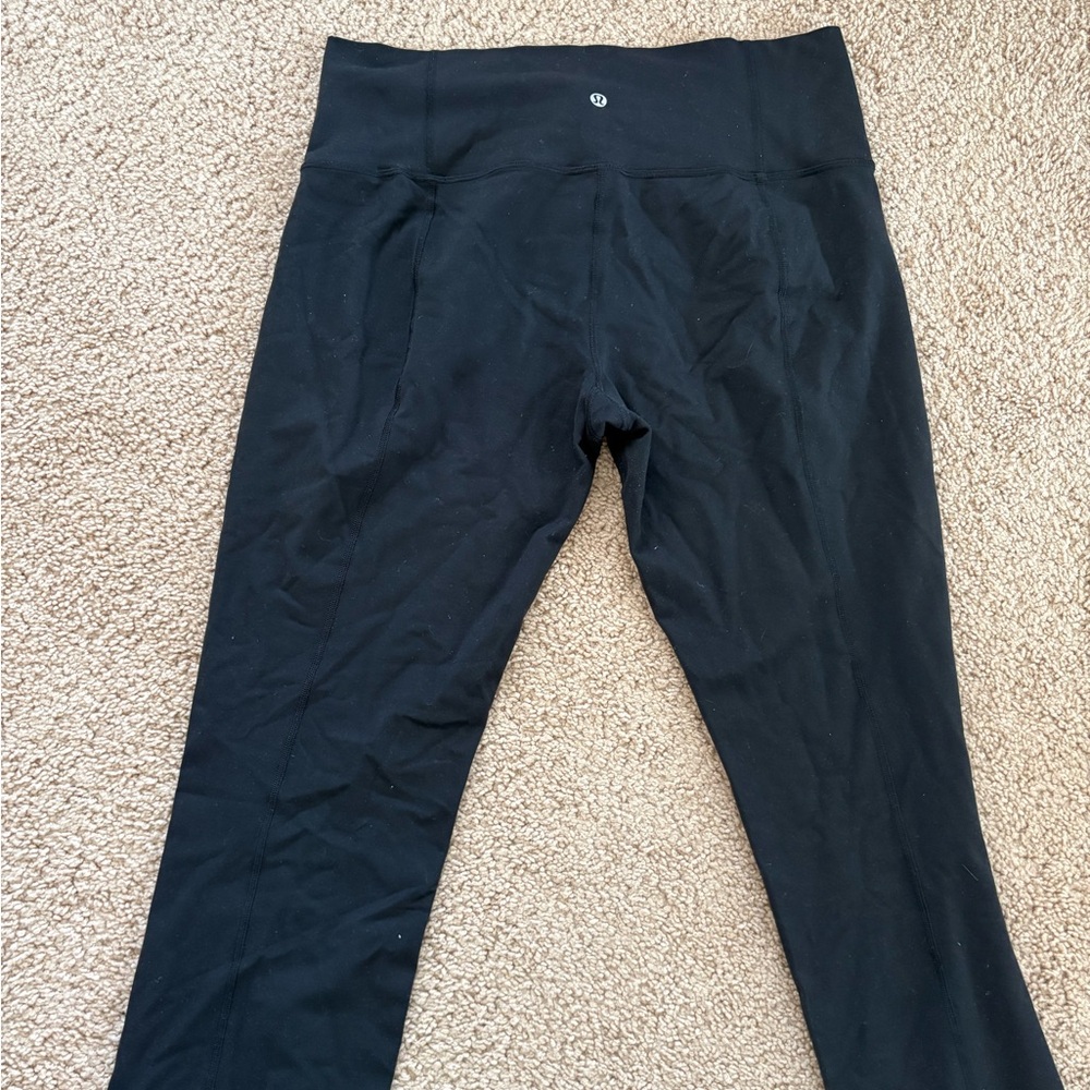 lululemon Wunder Under Leggings Black Size 10